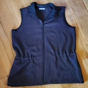 LEE RIDERS SWEATER FLEECE ZIPPER VEST - WOMEN'S XL